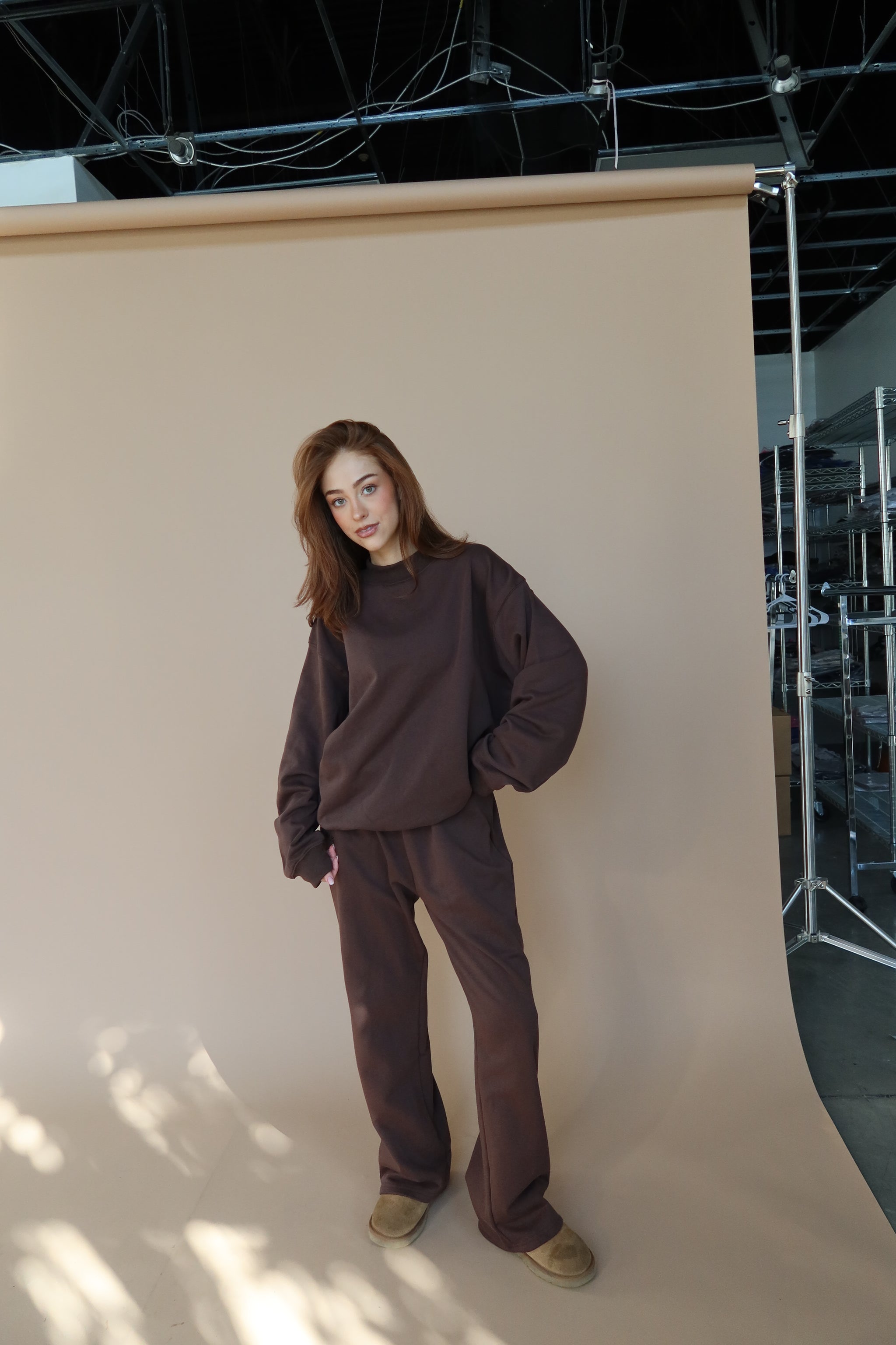 French Terry Wide Leg Sweats-FINAL SALE – Milkstain Apparel